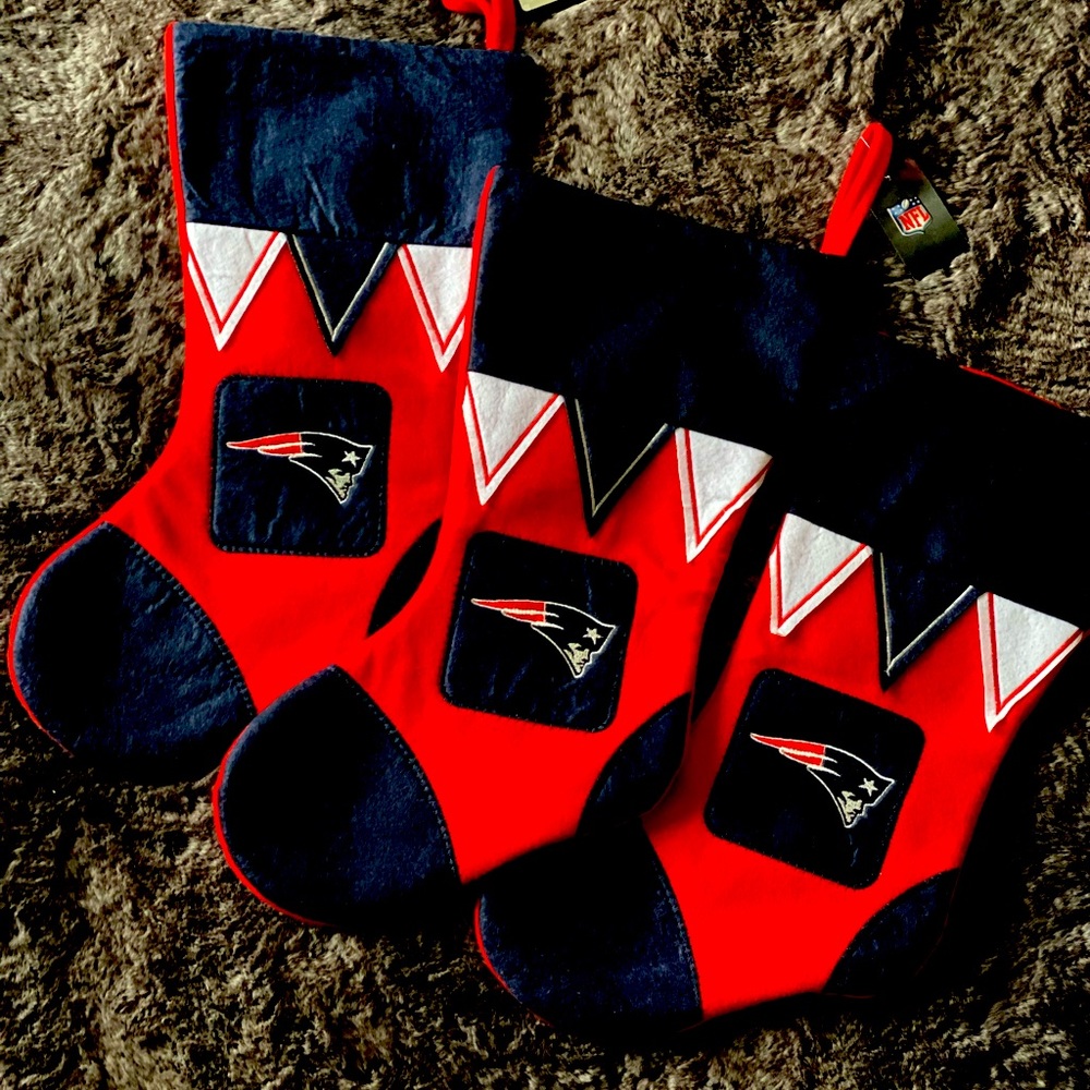 ⭐️NWT NEW ENGLAND PATRIOTS CHRISTMAS STOCKINGS⭐️